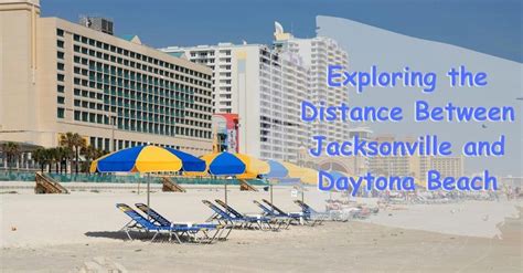 distance between jacksonville and daytona beach